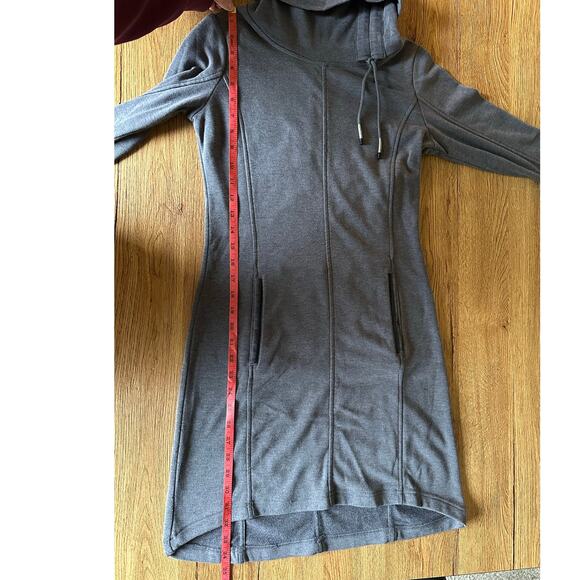Lole Heather Gray Cowl Turtleneck Sweater Dress Size XSmall - Picture 6 of 6